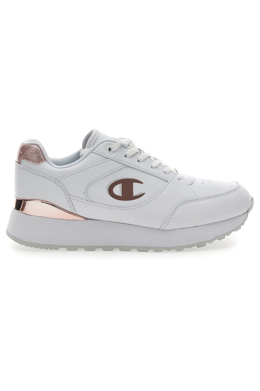 Sneakers Bianche Con Logo Laterale RR Champ Plat II Element