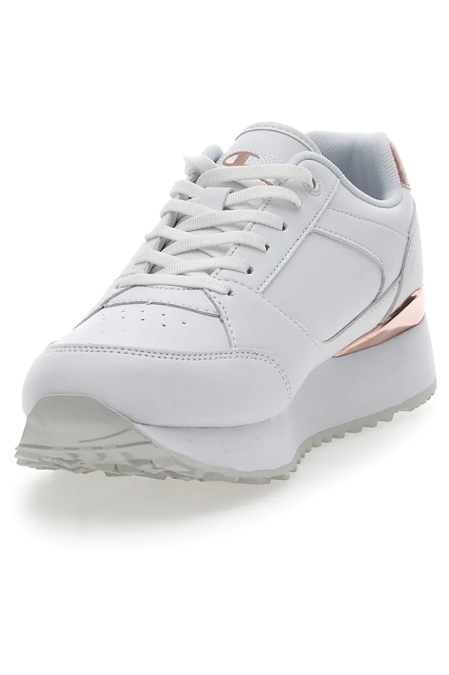 Sneakers Bianche Con Logo Laterale RR Champ Plat II Element