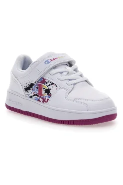 Sneakers Bianche con Logo Colorato CHAMPION RD18 2.0 LOW G TD