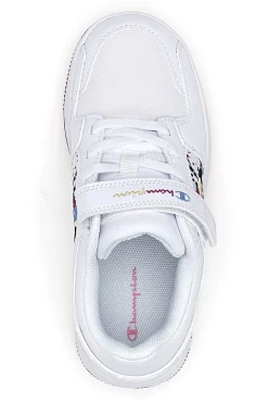 Sneakers Bianche con Logo Colorato CHAMPION RD18 2.0 LOW G TD