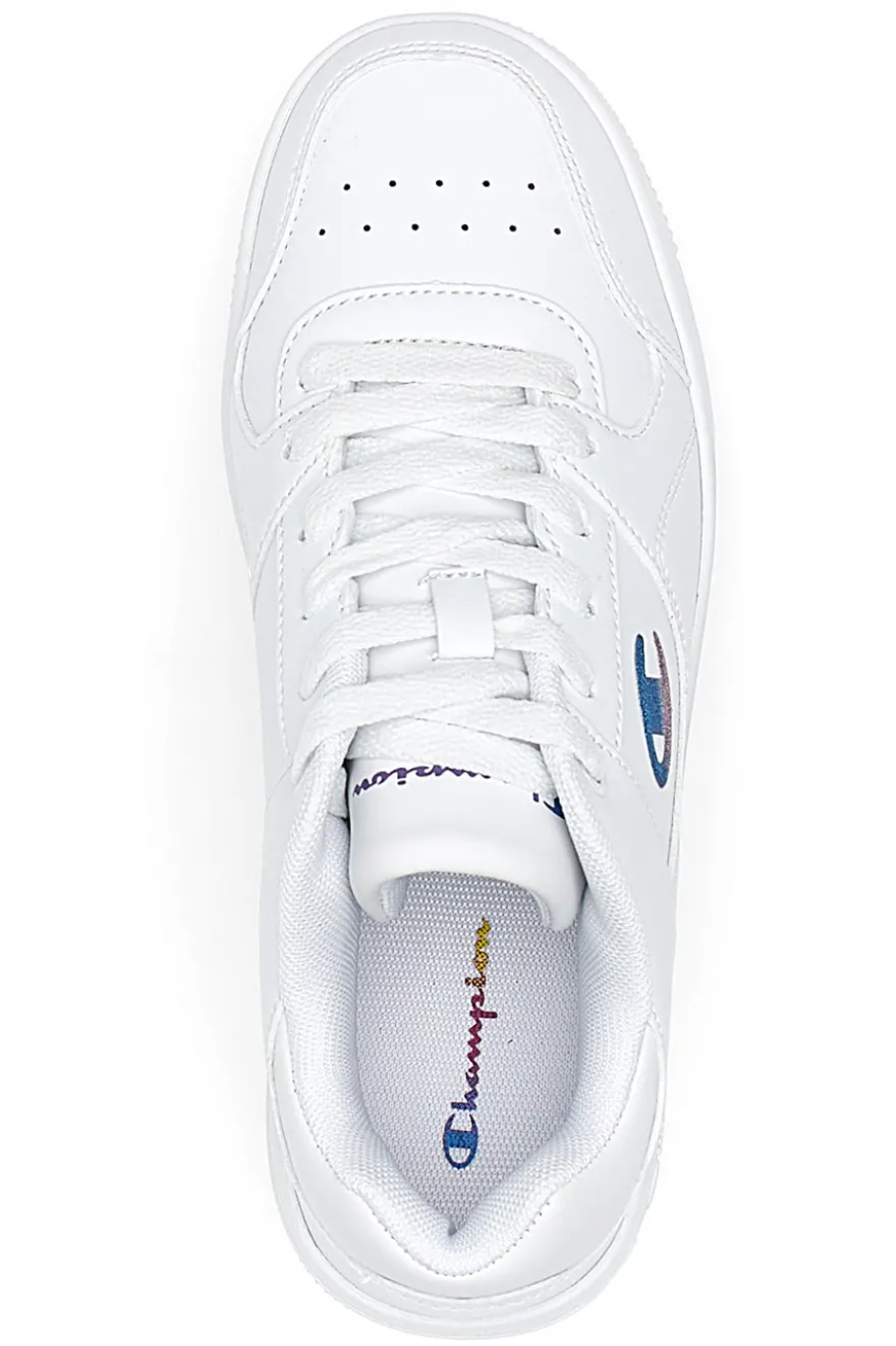 Sneakers bianche con logo a contrasto CHAMPION RD18 LOW G GS