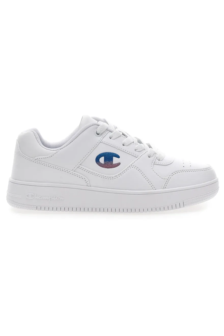 Sneakers bianche con logo a contrasto CHAMPION RD18 LOW G GS
