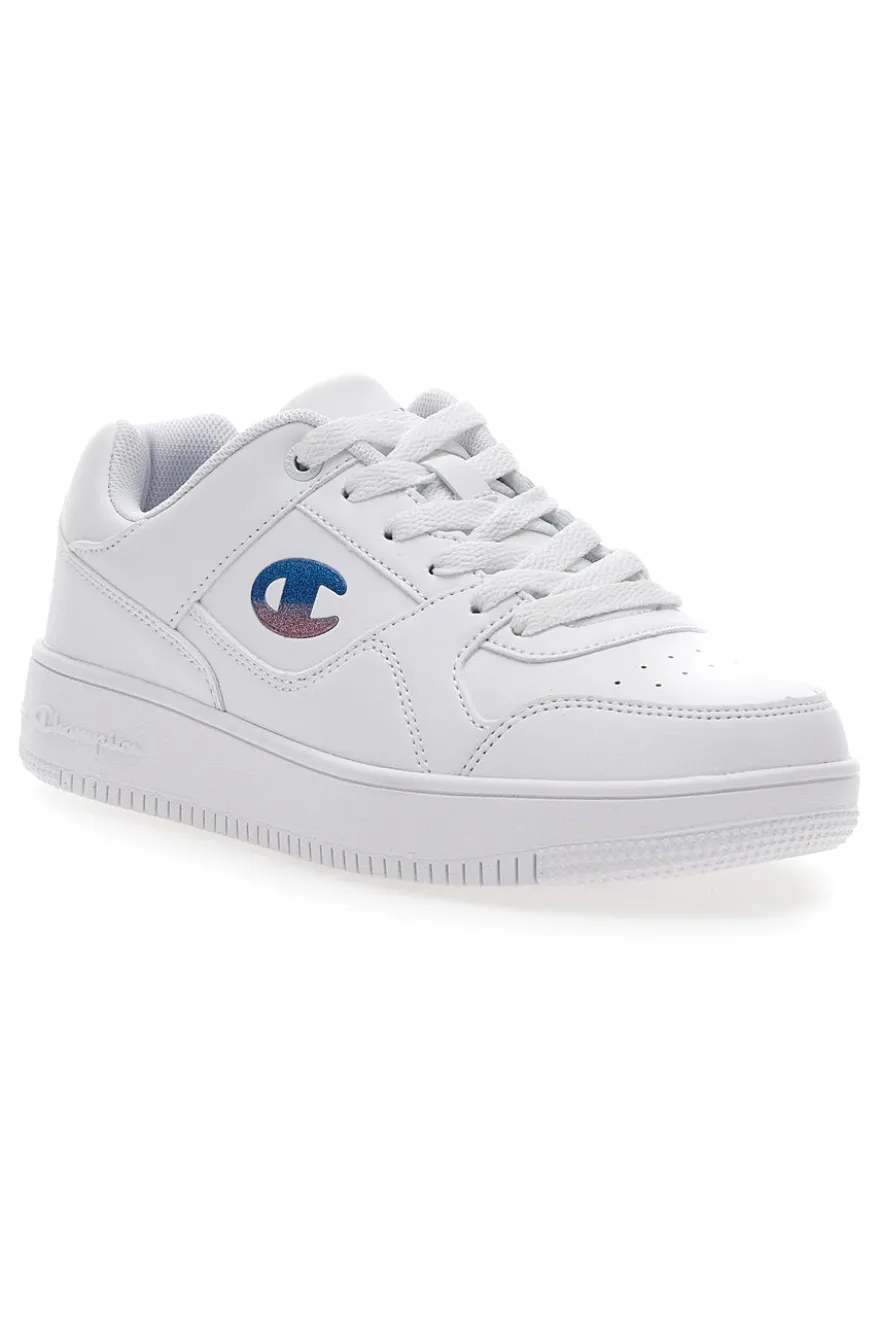 Sneakers bianche con logo a contrasto CHAMPION RD18 LOW G GS