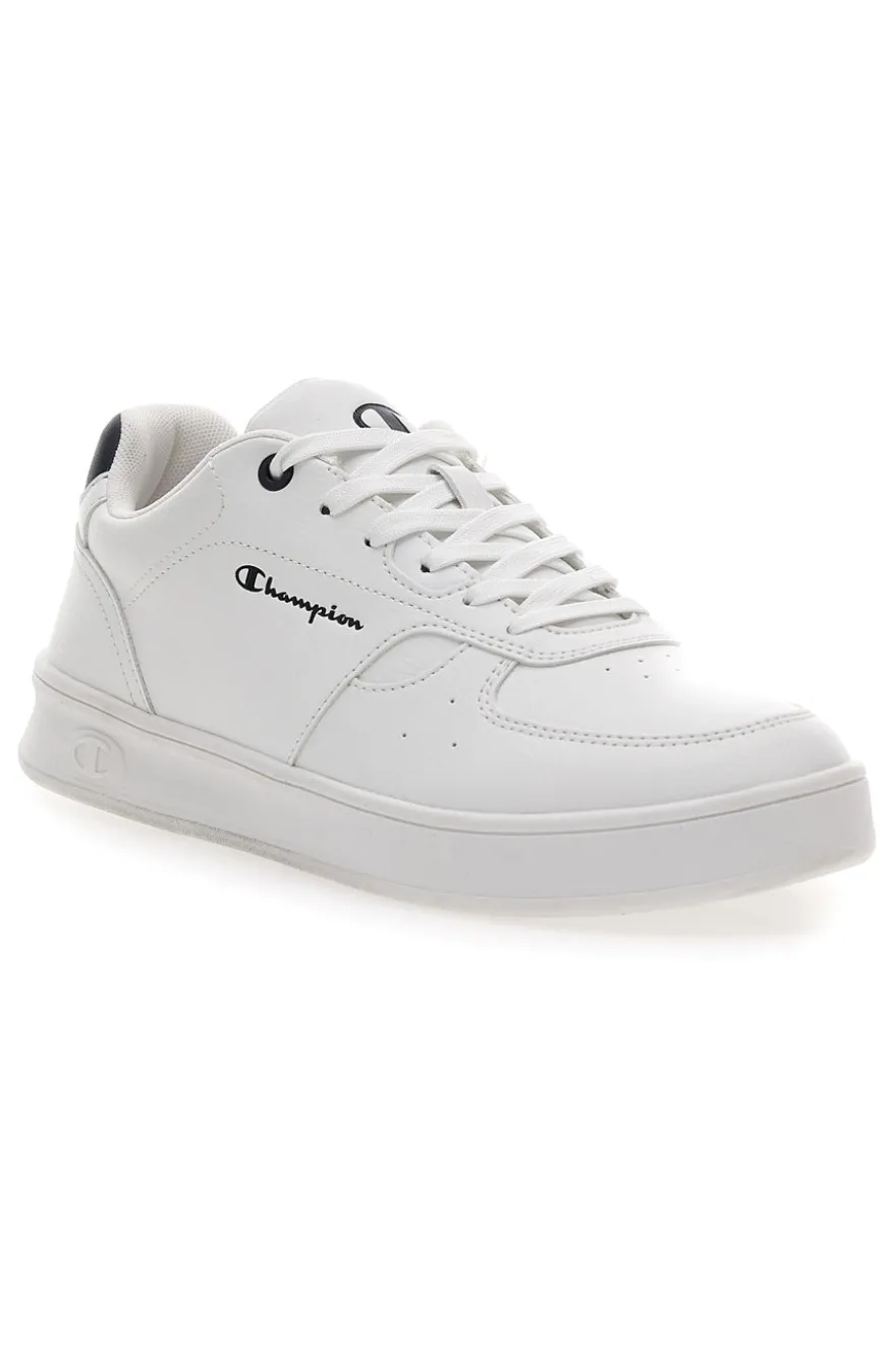 Sneakers Bianche Con Logo Posteriore Champion Newman