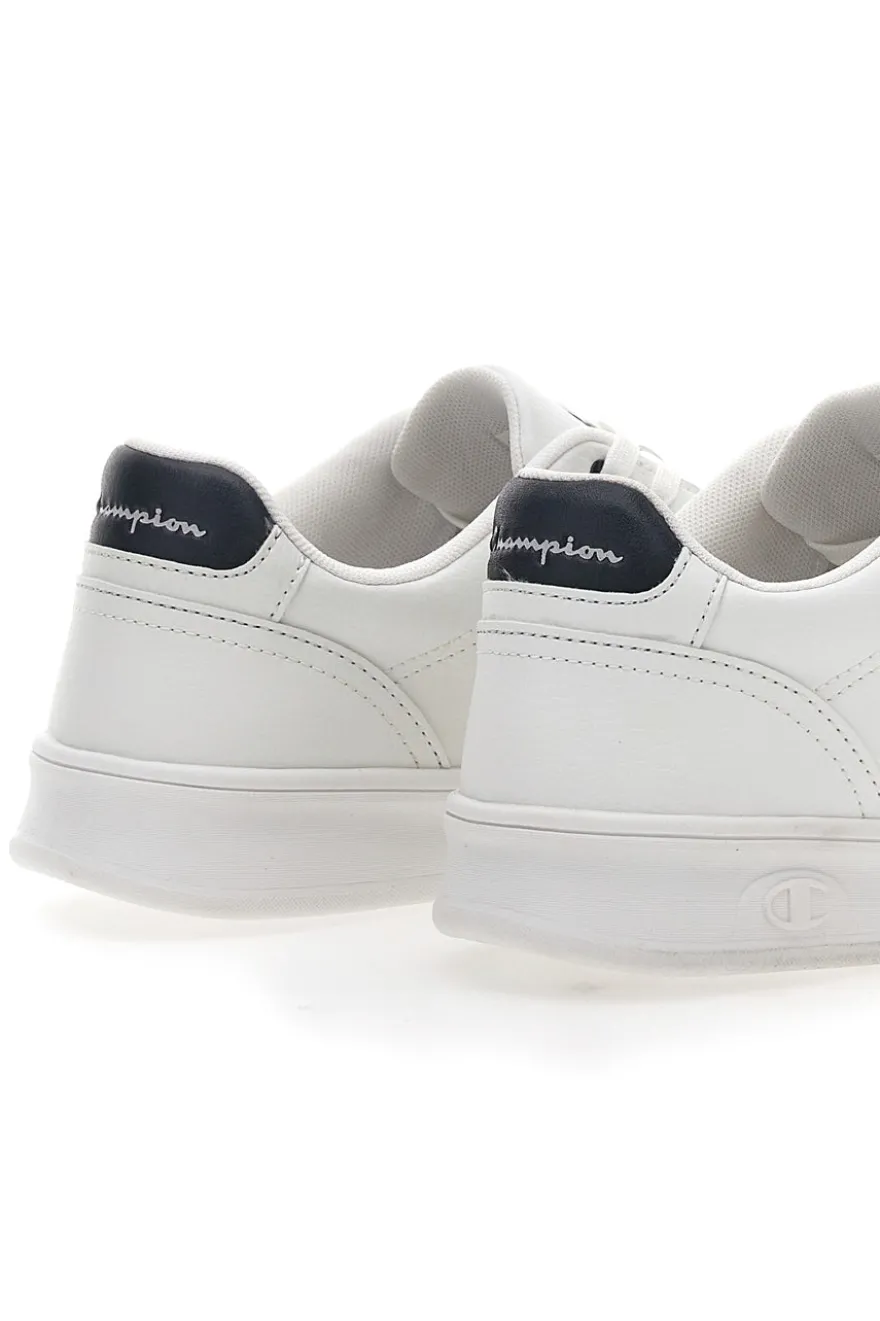 Sneakers Bianche Con Logo Posteriore Champion Newman