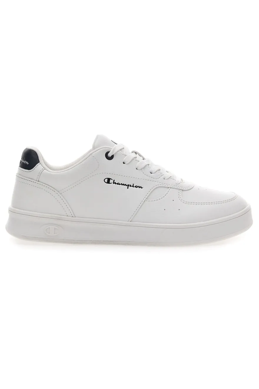 Sneakers Bianche Con Logo Posteriore Champion Newman