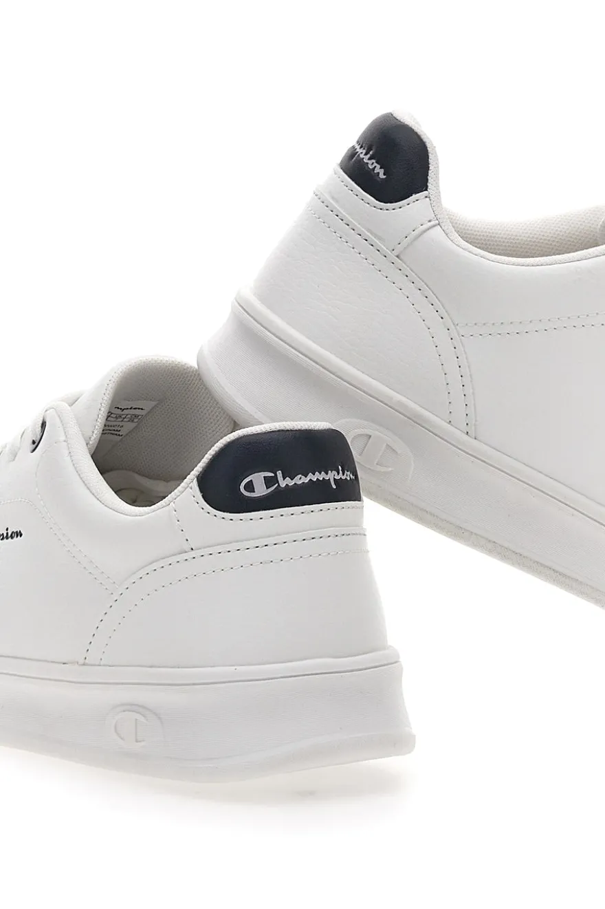 Sneakers Bianche Con Logo Posteriore Champion Newman