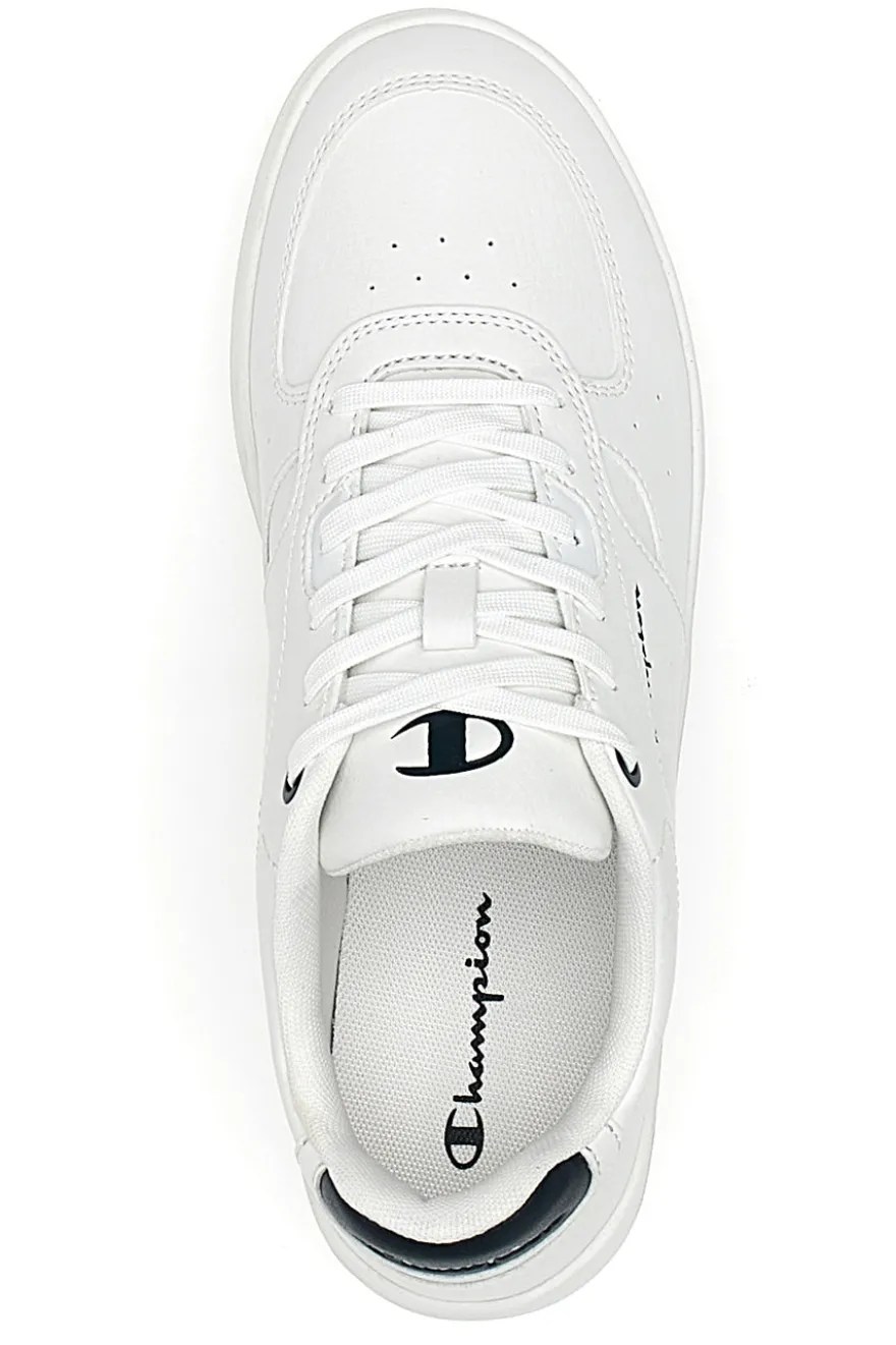 Sneakers Bianche Con Logo Posteriore Champion Newman