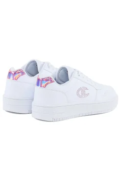 Sneakers Bianche Con Logo Laterale CHAMPION RD18 PLATFORM GLITTER G GS