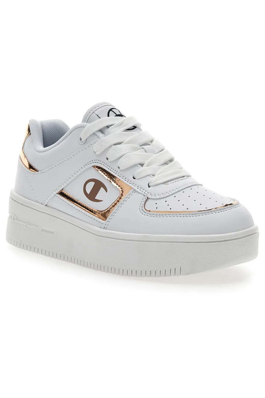 Sneakers Bianche Con Logo Laterale Champion Foul Plat Element