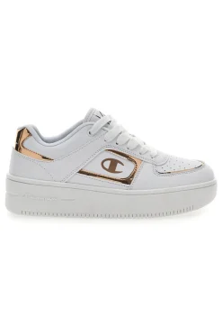Sneakers Bianche Con Logo Laterale Champion Foul Plat Element