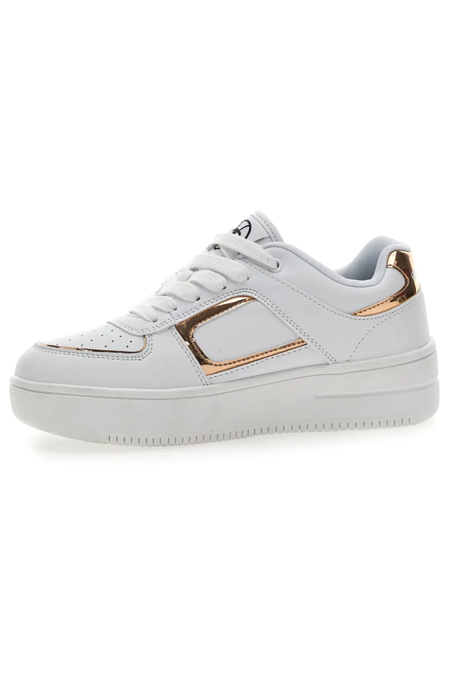 Sneakers Bianche Con Logo Laterale Champion Foul Plat Element