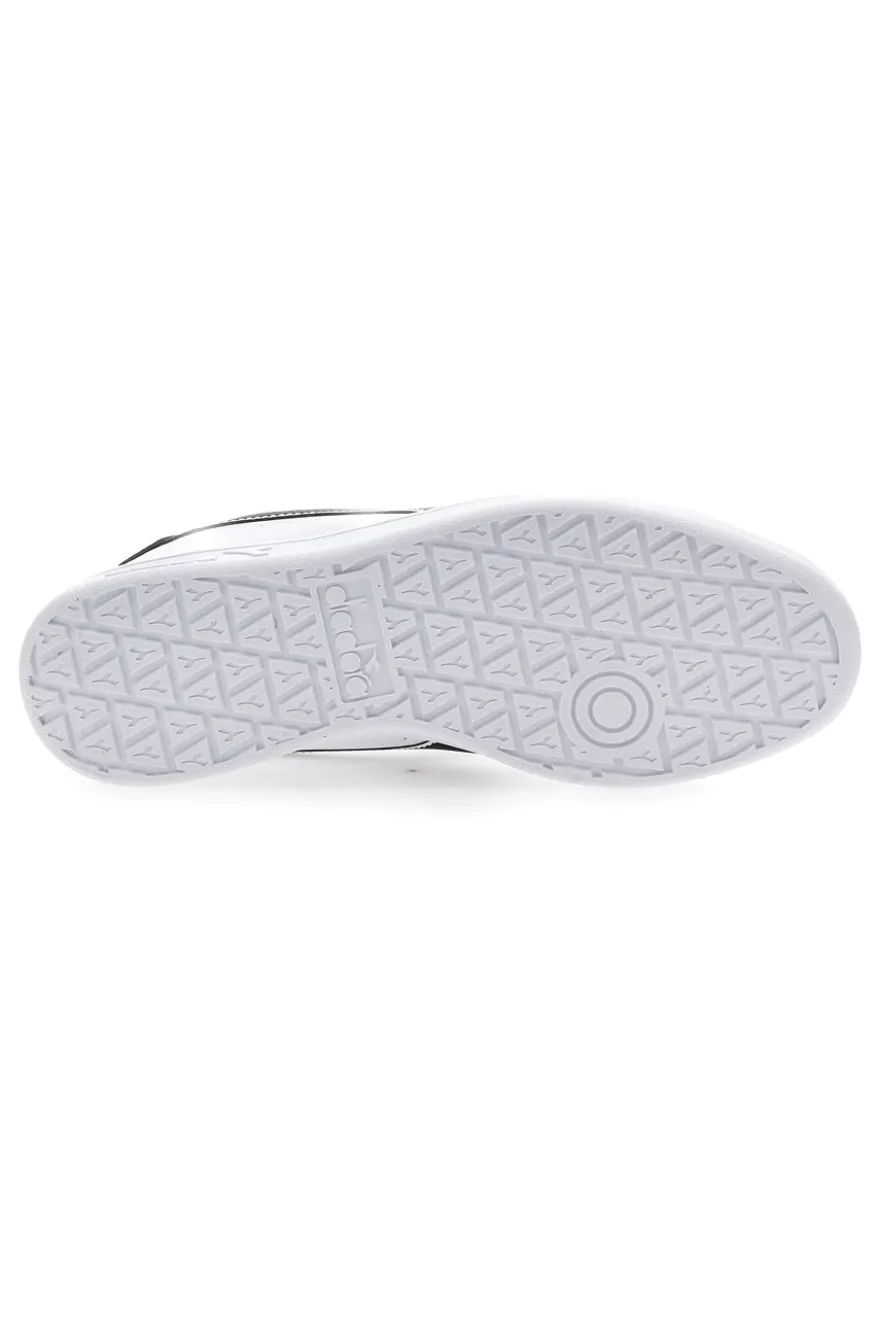 Sneakers bianche con logo blu DIADORA TORNEO