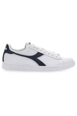 Sneakers bianche con logo blu DIADORA TORNEO