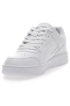 Sneakers Bianche Con Logo Laterale Champion Rebound Low