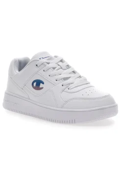 Sneakers Bianche Con Logo Laterale Champion Rebound Low