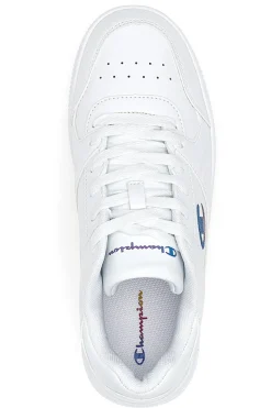 Sneakers Bianche Con Logo Laterale Champion Rebound Low