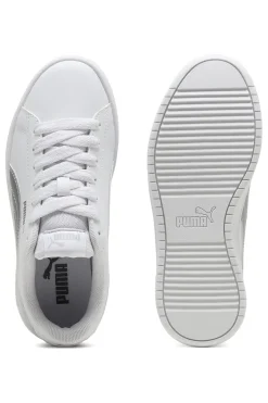 Sneakers Bianche con Logo Argento PUMA RICKIE CLASSIC JR