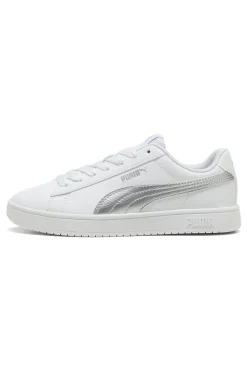 Sneakers Bianche con Logo Argento PUMA RICKIE CLASSIC JR