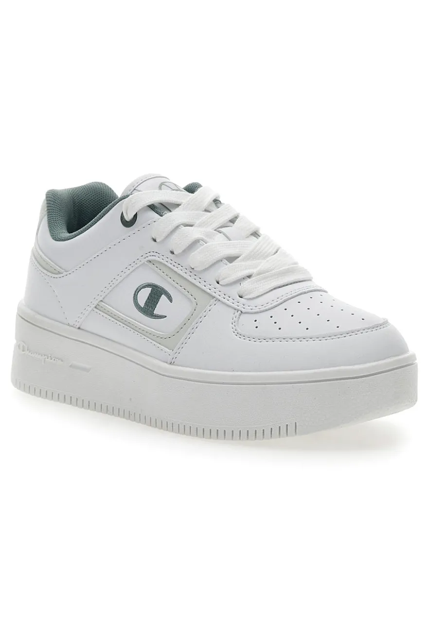 Sneakers Bianche Con Logo Laterale Champion Foul Plat Element