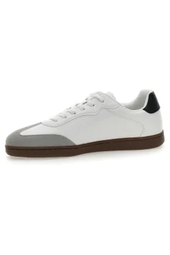 Sneakers Bianche Con Logo Laterale Champion Prestige Mix Material