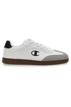 Sneakers Bianche Con Logo Laterale Champion Prestige Mix Material