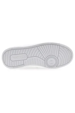 Sneakers Bianche con Logo Laterale Argento CHAMPION RD18 LOW G GS