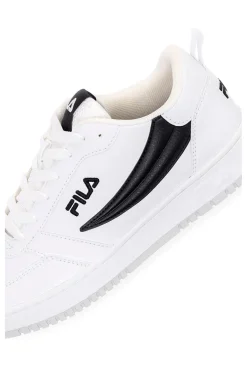 Sneakers Bianche con Logo Laterale Nero FILA REGA NF TEENS