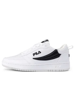 Sneakers Bianche con Logo Laterale Nero FILA REGA NF TEENS