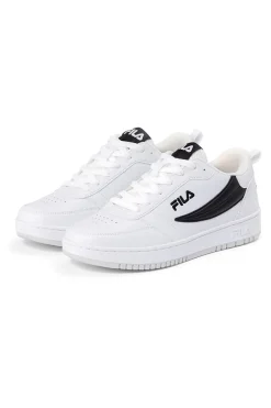Sneakers Bianche con Logo Laterale Nero FILA REGA NF TEENS