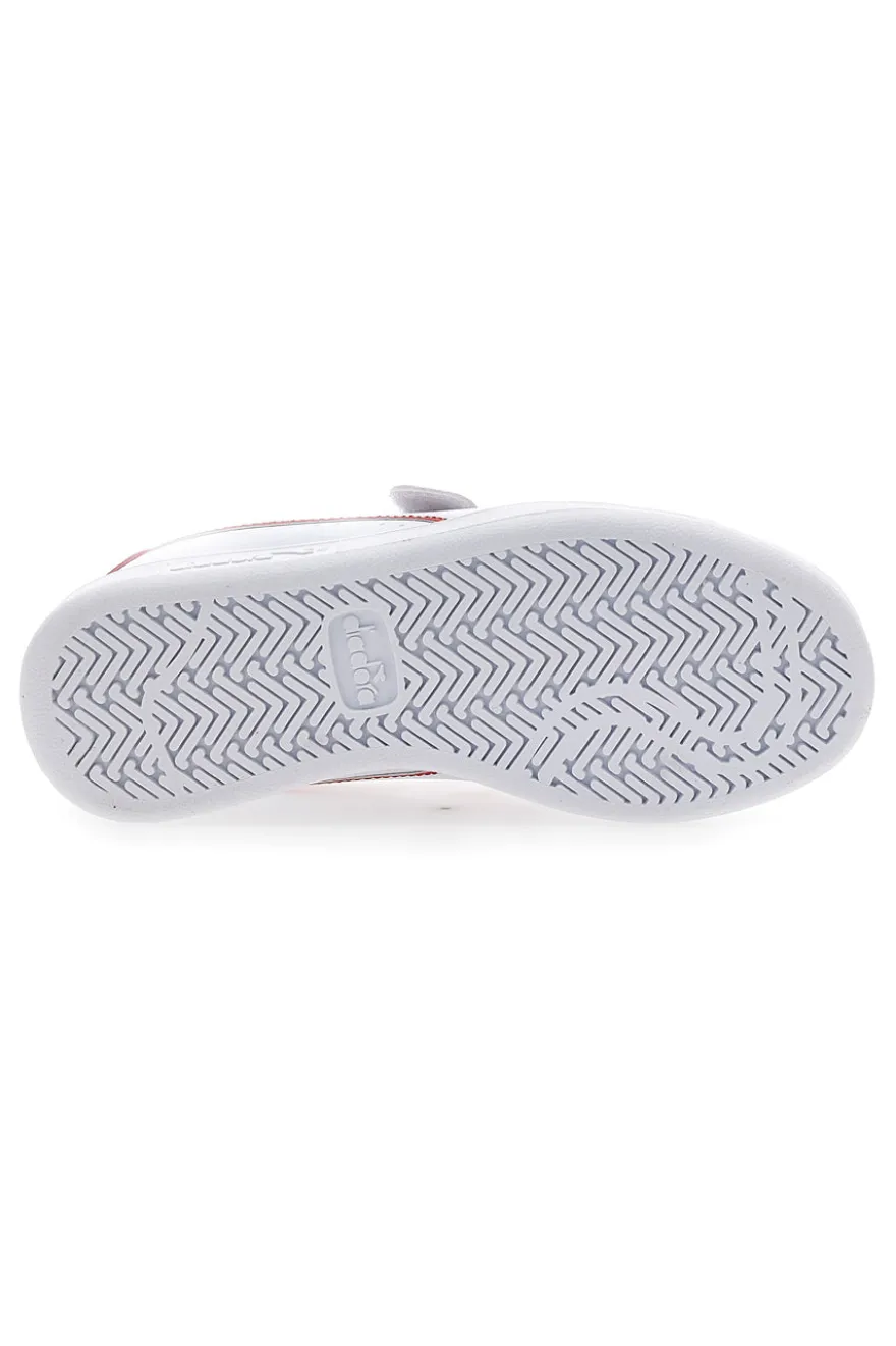 Sneakers bianche con logo rosso e velcro DIADORA GAME PS