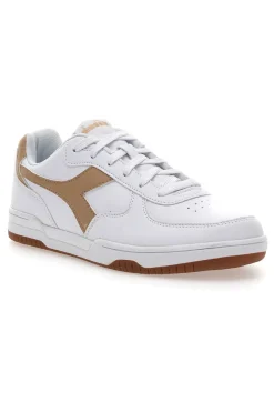 Sneakers Bianche con logo Beige DIADORA RAPTOR LOW