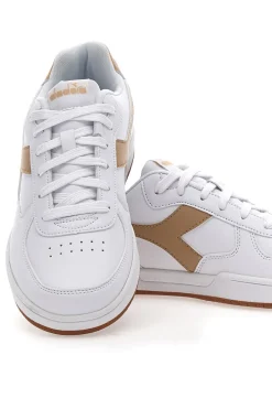 Sneakers Bianche con logo Beige DIADORA RAPTOR LOW