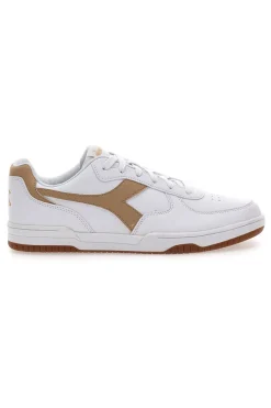 Sneakers Bianche con logo Beige DIADORA RAPTOR LOW