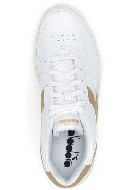 Sneakers Bianche con logo Beige DIADORA RAPTOR LOW