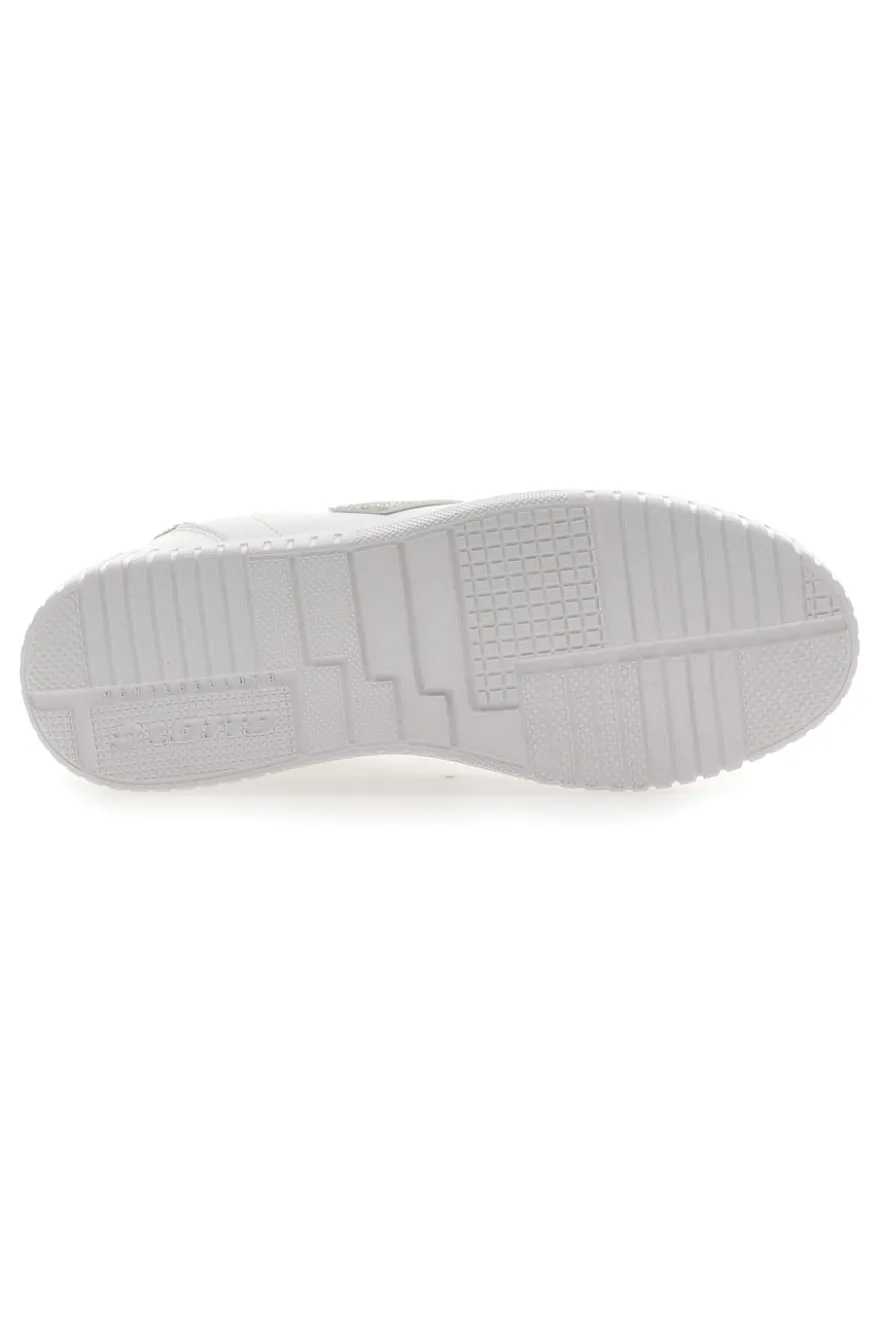 Sneakers Bianche con Logo Glitter Lotto Venus 1 AMF III GLI