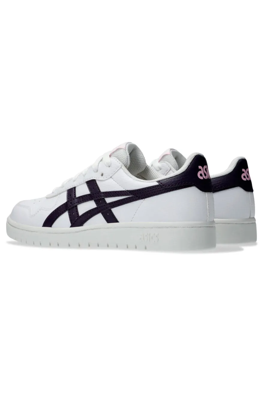 Sneakers Bianche con Logo Blu Notte ASICS JAPAN S GS