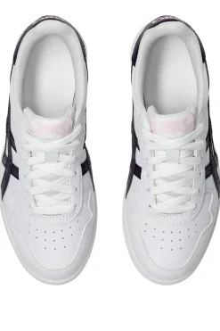Sneakers Bianche con Logo Blu Notte ASICS JAPAN S GS