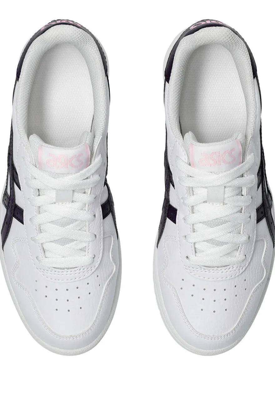 Sneakers Bianche con Logo Blu Notte ASICS JAPAN S GS