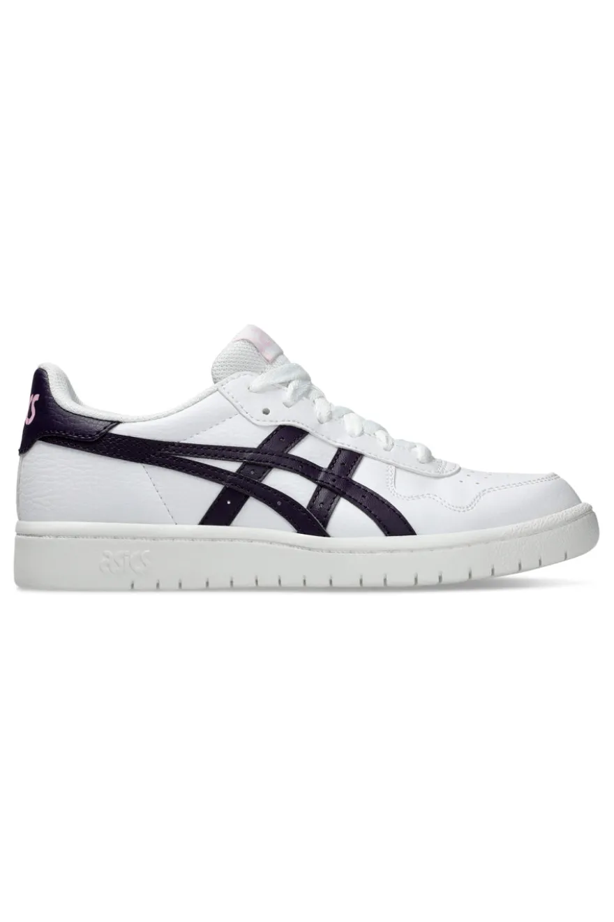 Sneakers Bianche con Logo Blu Notte ASICS JAPAN S GS