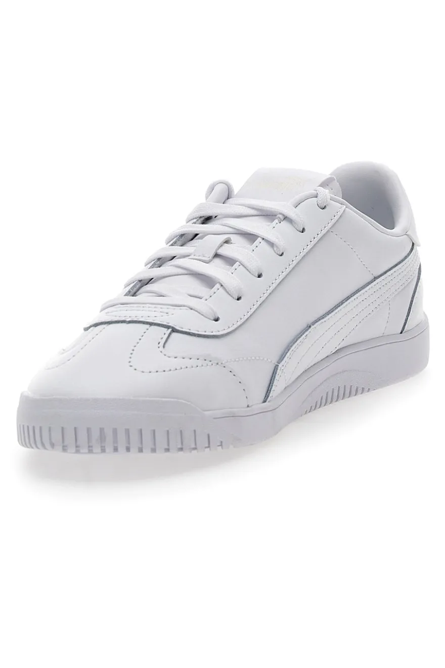 Sneakers Bianche Con Logo Laterale Puma Club 5v5