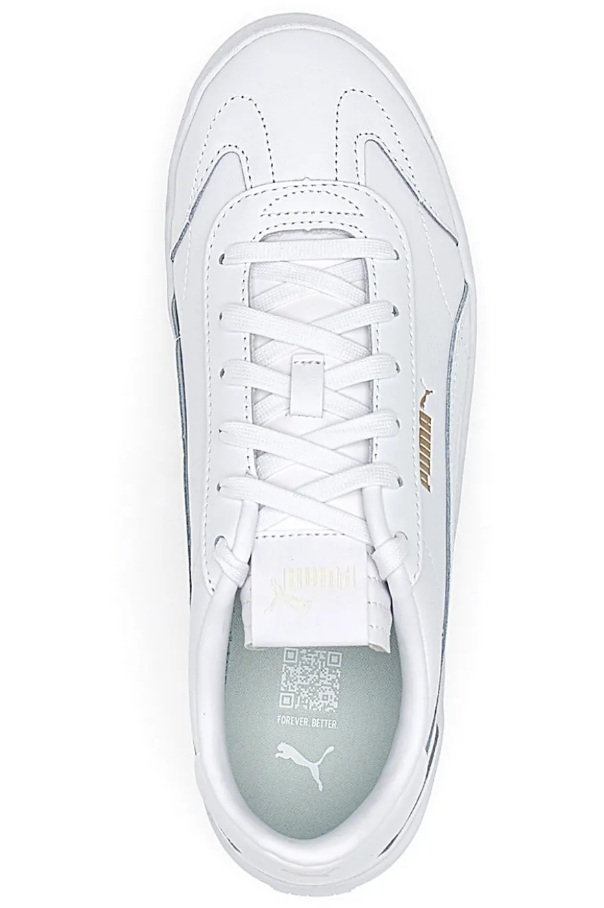 Sneakers Bianche Con Logo Laterale Puma Club 5v5