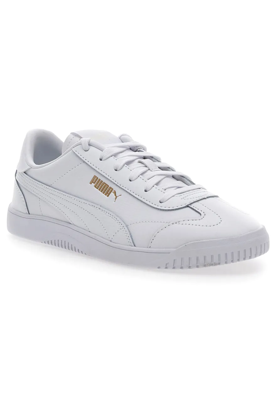 Sneakers Bianche Con Logo Laterale Puma Club 5v5