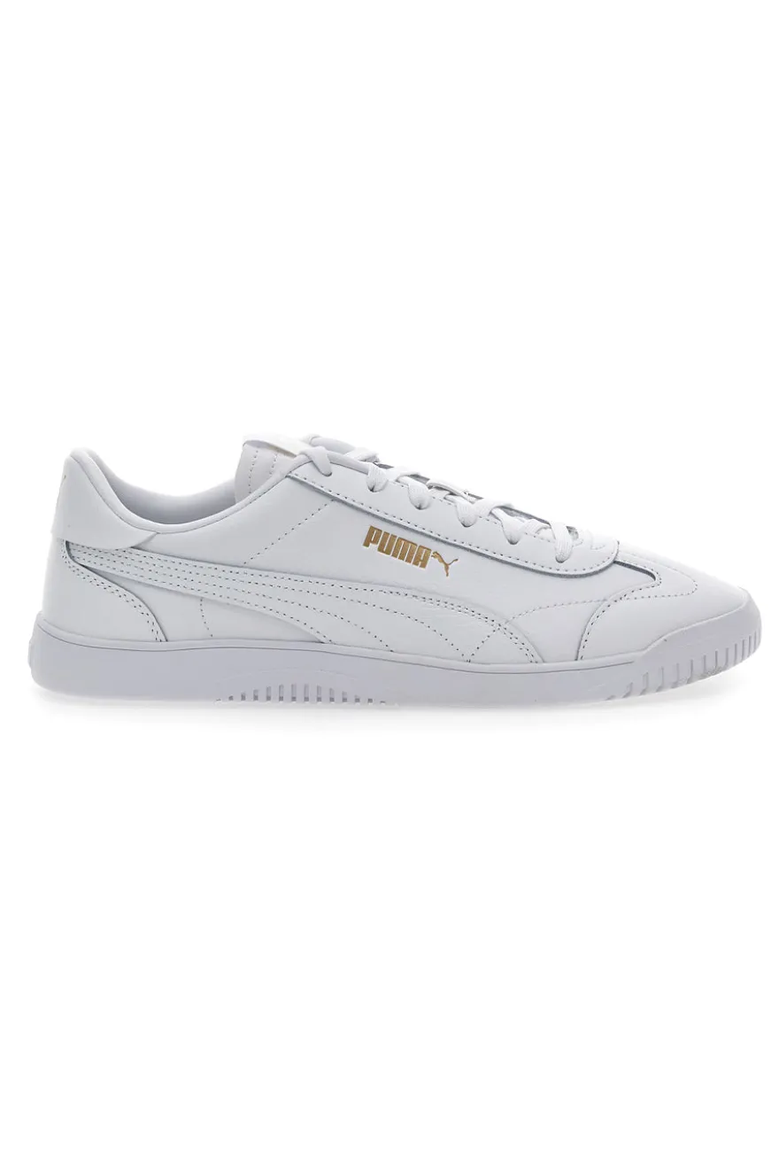 Sneakers Bianche Con Logo Laterale Puma Club 5v5