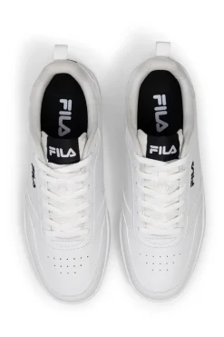 Sneakers Bianche Con Logo Laterale Fila Rega Teens