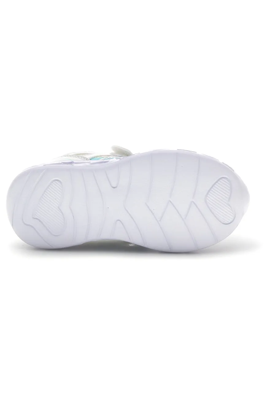 Sneakers Bianche con luci Pitt kids 11325
