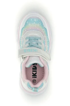 Sneakers Bianche con luci Pitt kids 11325