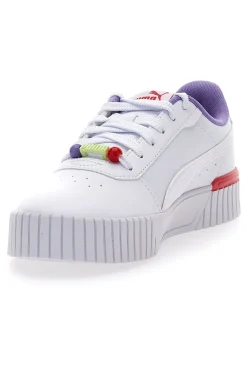 Sneakers bianche con perline Puma Carina 2.0 Pearls Jr