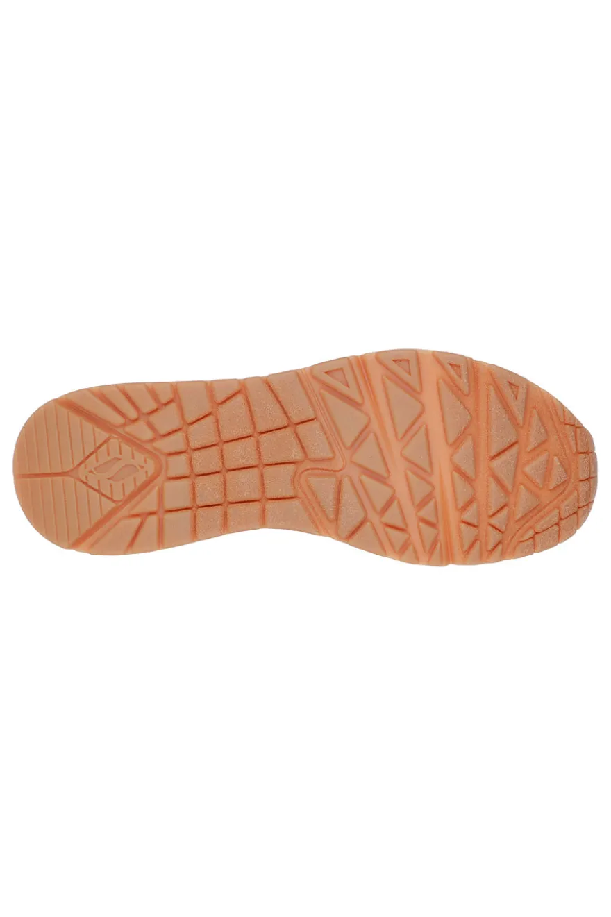 Sneakers Bianche Con Pianta Larga Skechers Street Uno Shimmer Away