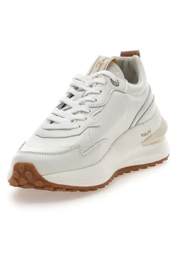 Sneakers Bianche con Platform e Tomaia in Pelle PEPE JEANS WINSLOW ACTION M